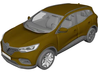 Renault Kadjar 3D Model 3D Preview