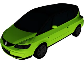 Renault Avantime (2001) 3D Model