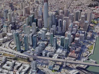 San Francisco City, USA (2022) 3D Model