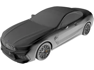 BMW M8 Competition Cabrio (2020) 3D Model