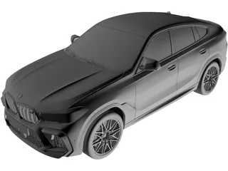 BMW X6M Competition (2020) 3D Model
