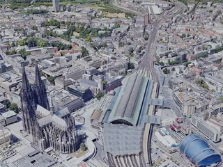 Cologne (Köln) City, Germany (2022) 3D Model