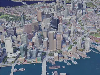 Boston City, USA (2022) 3D Model