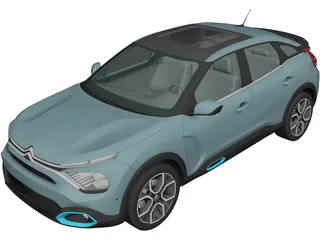 Citroen E-C4 (2020) 3D Model