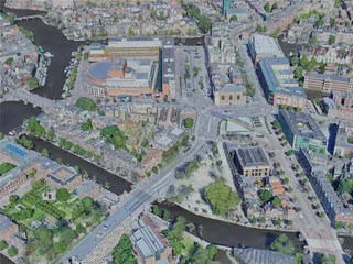 Amsterdam City, Netherlands (2021) 3D Model