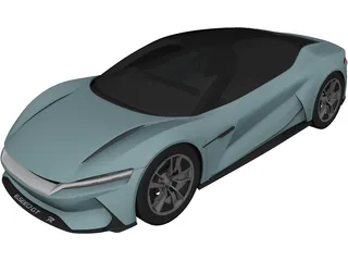 BYD E-SEED GT 3D Model