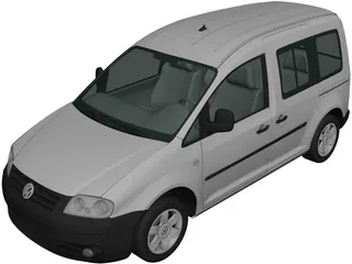 Volkswagen Caddy (2004) 3D Model 3D Preview