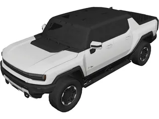 GMC Hummer EV (2022) 3D Model