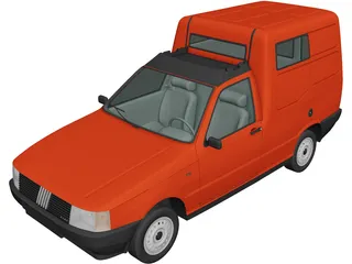 Fiat Fiorino (1988) 3D Model