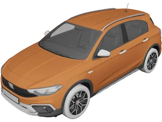 Fiat Tipo Cross (2021) 3D Model