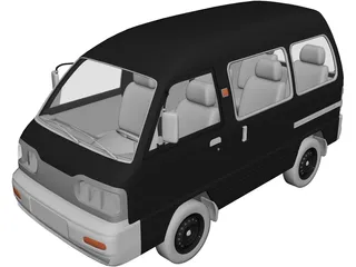 Daewoo Damas (2013) 3D Model