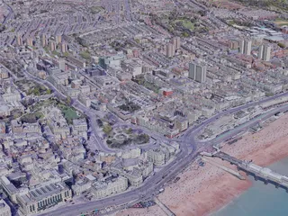 Brighton City, UK (2022) 3D Model