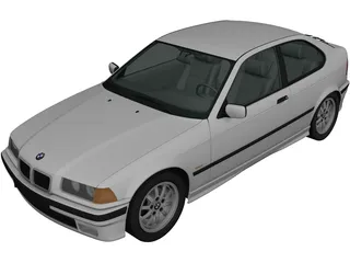 BMW 3-Series Compact [E36] (1994) 3D Model 3D Preview