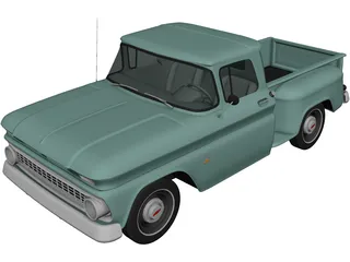 Chevrolet C10 (1963) 3D Model 3D Preview