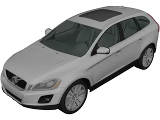 Volvo XC60 (2009) 3D Model 3D Preview