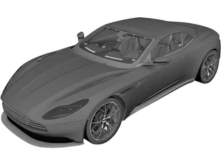 Aston Martin DB11 Volante (2019) 3D Model