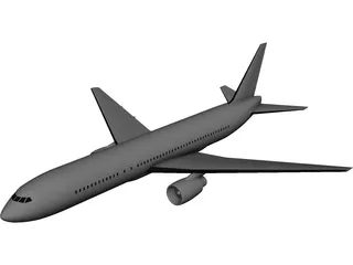 Boeing 767-200 3D Model