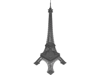 Eiffel Tower 3D Model