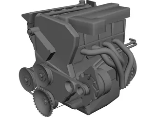 Engine 3D Model