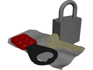 Lock Out Tag Out Kit 3D Model