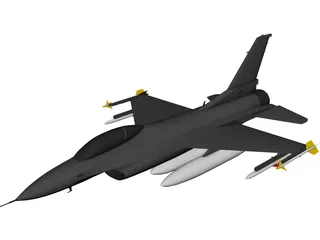 F-16C 3D Model