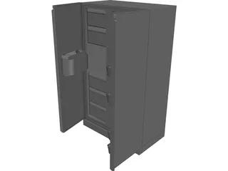 Refrigerator 3D Model