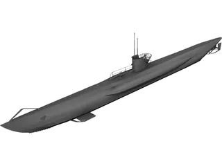 U-Boat 3D Model