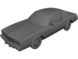 Chevrolet Monte Carlo (1983) 3D Model