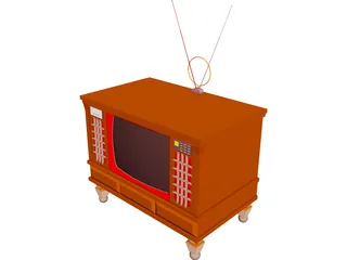 Television 3D Model