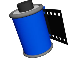 Film Roll 3D Model