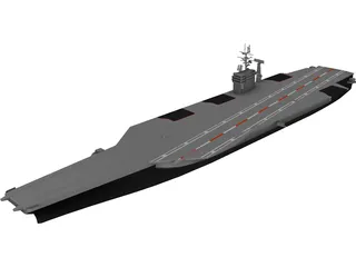 Nimitz Aircraft Carrier 3D Model