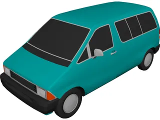 Ford Aerostar Van (1989) 3D Model