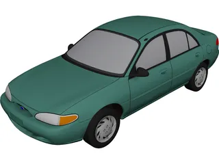 Ford Escort SE (1998) 3D Model