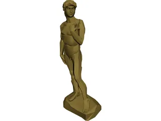 David Statue 3D Model