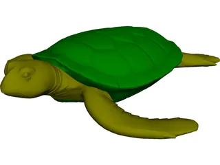 Turtle 3D Model
