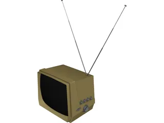 Television Vintage 3D Model