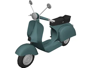 Scooter Vespa 3D Model