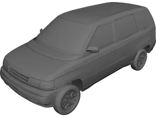 Mazda MPV (1992) 3D Model