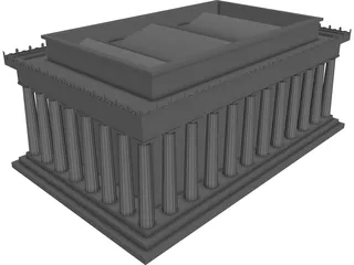 Lincoln Memorial 3D Model 3D Preview