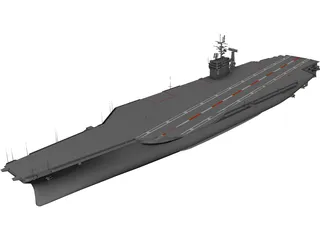 CVN-68 Nimitz 3D Model