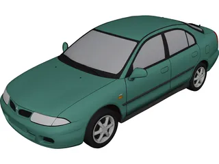 Mitsubishi Carisma (1998) 3D Model