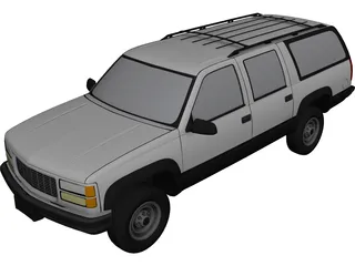 Chevrolet Suburban (1998) 3D Model