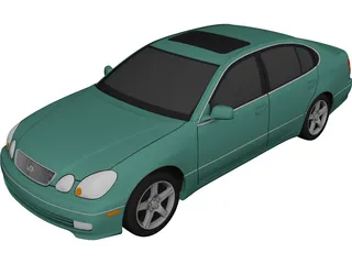 Lexus GS400 (1998) 3D Model