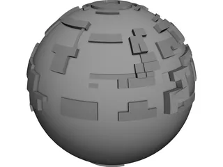 Borg Sphere 3D Model