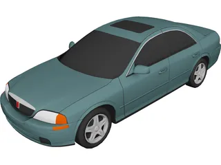 Lincoln LS (2000) 3D Model