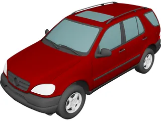 Mercedes-Benz ML 320 (1998) 3D Model