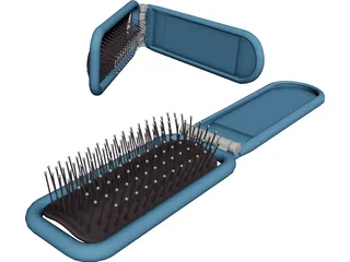 Hairbrush 3D Model 3D Preview