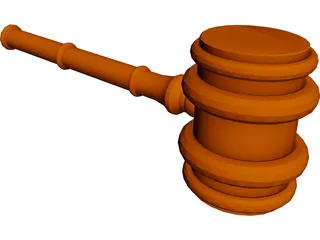 Gavel 3D Model