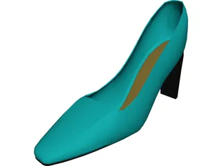 Shoe High Heel 3D Model 3D Preview