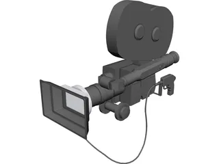 Movie Camera 3D Model